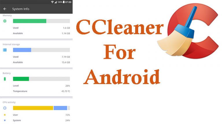 ccleaner for android tablet