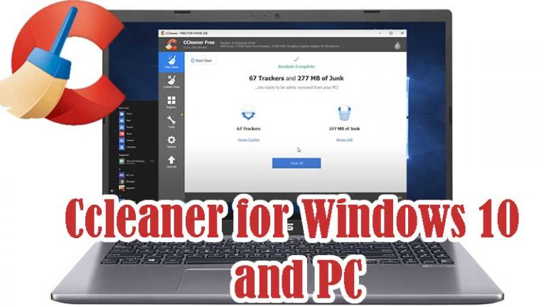CCleaner for Windows 10, CCleaner PC