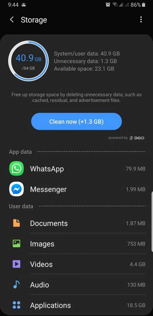 Phone Storage Clean