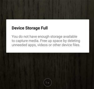 Android Storage full