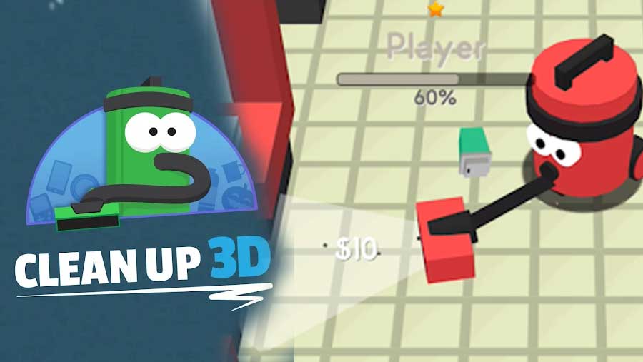 Clean Up 3D Game